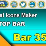 Top Bar 35 – Generate social icons for your Chaturbate BIO