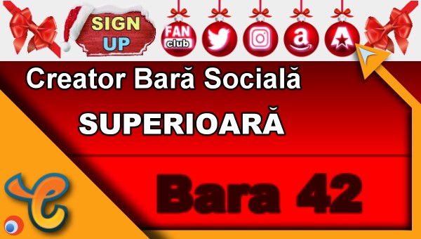 Bara Superioară 42 - Generează pictograme pentru biografia ta pe Chaturbate