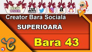 Bara Superioară 43 - Generează pictograme pentru biografia ta pe Chaturbate