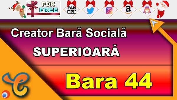 Bara Superioară 44 - Generează pictograme pentru biografia ta pe Chaturbate