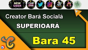 Bara Superioară 45 - Generează pictograme pentru biografia ta pe Chaturbate