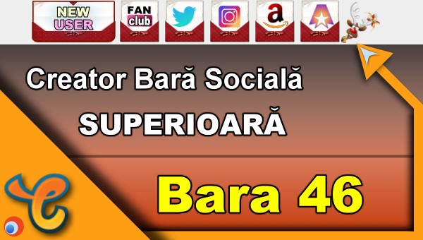 Bara Superioară 46 - Generează pictograme pentru biografia ta pe Chaturbate