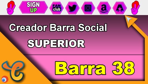Barra Superior 38 - Generar iconos sociales para tu biografia - Chaturbate