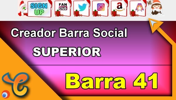 Barra Superior 41 - Generar iconos sociales para tu biografia - Chaturbate