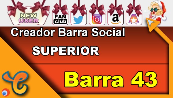Barra Superior 43 - Generar iconos sociales para tu biografia - Chaturbate