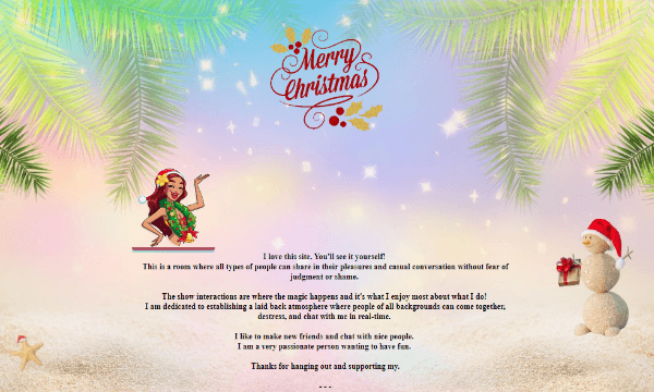 Design 105 - Chaturbate BIO profile already created