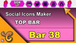Top Bar 38 - Generate social icons for your Chaturbate BIO