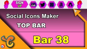 Read more about the article Top Bar 38 – Generate social icons for your Chaturbate BIO