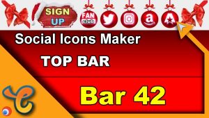 Read more about the article Top Bar 42 – Generate social icons for your Chaturbate BIO