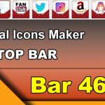 Top Bar 46 – Generate social icons for your Chaturbate BIO