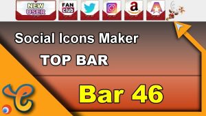Read more about the article Top Bar 46 – Generate social icons for your Chaturbate BIO