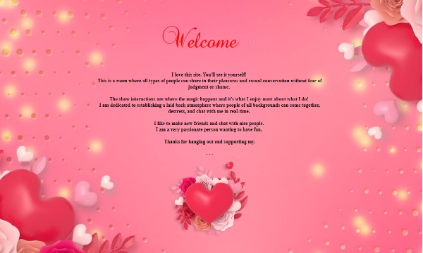 Design 108 - Chaturbate BIO profile already created