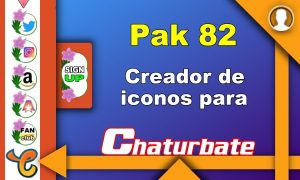 Lee más sobre el artículo Pak 82 – Generador de iconos y botones de redes sociales para Chaturbate