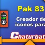 Pak 83 – Generador de iconos y botones de redes sociales para Chaturbate