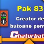 Pak 83 – Generator de butoane și pictograme pentru Chaturbate