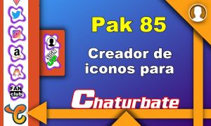 Lee más sobre el artículo Pak 85 – Generador de iconos y botones de redes sociales para Chaturbate