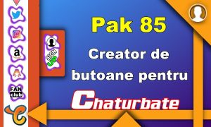 Pak 85 - Generator de butoane și pictograme pentru Chaturbate