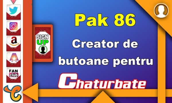 Pak 86 - Generator de butoane și pictograme pentru Chaturbate