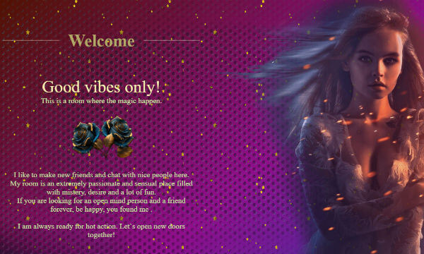 Design 118 - Chaturbate BIO profile already created