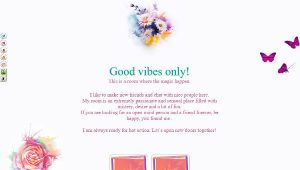 Design 119 - Chaturbate BIO profile already created
