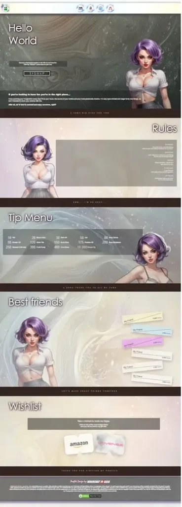demo Design 143 - Chaturbate BIO profile already created - Erotic Video Chat at Home demo Design 143 - Chaturbate BIO profile already created