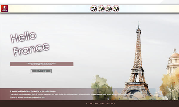 Design 151 - Chaturbate BIO profile already created