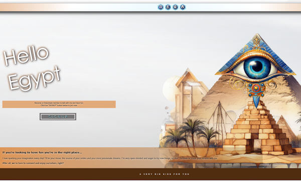 Design 153 - Chaturbate BIO profile already created