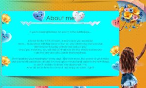 Design 158 - Chaturbate BIO profile already created