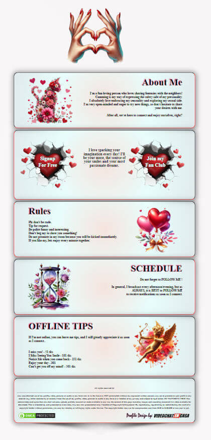 demo - Design 156 - Chaturbate BIO profile already created - Erotic Video Chat at Home demo - Design 156 - Chaturbate BIO profile already created