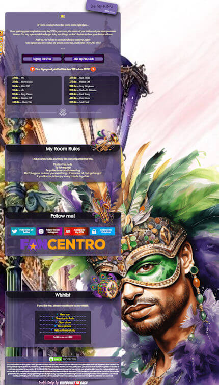 demo - Diseño 145 - perfil VideoChat Chaturbate ya creado